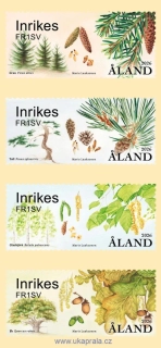 ALANDY ** Franking labels 2026, trees, NOVINKA R. 2026