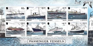 JERSEY ** aršík, Passenger Vessels, osobní parníky, NOVINKA R. 2026