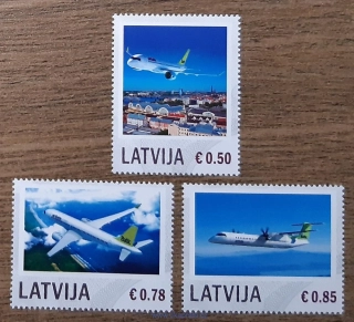LOTYŠSKO ** 892/4, Air Baltic, letadla, r. 2014