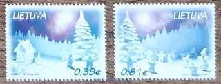LITVA ** 1202/3, vánoční a nový rok, r. 2015