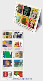 BELGIE ** známkový sešitek, Art Booklet -  Pop Art, NOVINKA R. 2026