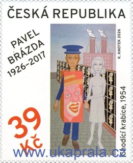 ČR ** 1358 Umělecká díla na známkách: Pavel Brázda, NOVINKA R. 2026