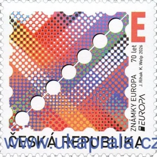 ČR ** 1353 EUROPA: Známky EUROPA - 70 let, NOVINKA R. 2026