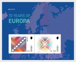 JERSEY ** aršík, EUROPA - 70 Years of EUROPA, NOVINKA R. 2026