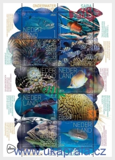 HOLANDSKO ** aršík, Experience Nature - Underwater Life Saba, NOVINKA R. 2026