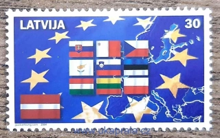 LOTYŠSKO ** 612 vstup do EU, r. 2004