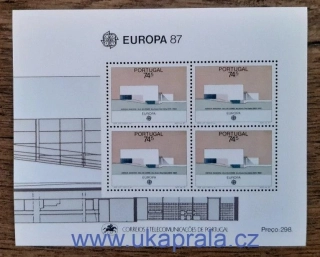 PORTUGALSKO ** aršík Bl 54, EUROPA, architektura, r. 1987