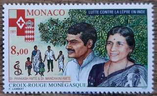 MONAKO ** 2256, Červený kříž, r. 1995