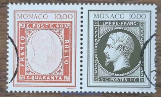 MONAKO ** 2086/7, muzeum poštovních známek, r. 1992