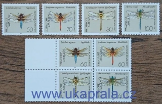 SRN ** 1545/52 hmyz, vážky, r. 1991