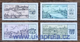 MAĎARSKO ** 2646/9A, BUDAPEST 71, r. 1971