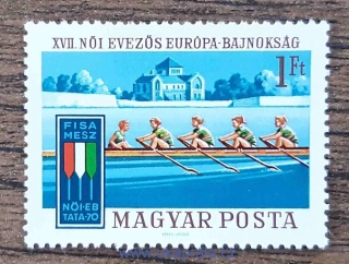 MAĎARSKO ** 2601A, ME žen ve veslování, r. 1970