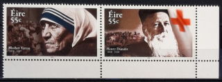 Irsko ** 1934/5, 100. výročí, Matka Tereza, Henri Dunant, r. 2010