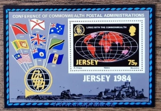 Jersey ** aršík Bl 3, 50. výročí CCPA, r. 1984