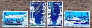 Jersey ** 435/8 EUROPA, doprava a komunikace, r. 1988