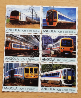 Angola raz. 6blok, moderní lokomotivy a vlakové jednotky, r. 2000