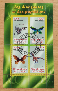 Kongo raz. aršík, dinosauři a motýli, r. 2011