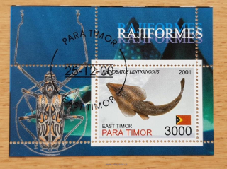East Timor/Para Timor raz. aršík, ryby, hmyz, r. 2001