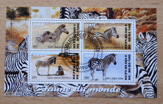 Burundi raz. aršík, zebry, r. 2011