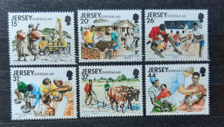 Jersey ** 553/8 "Overseas Aid", r. 1991