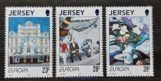 Jersey ** 563/7 Europa, CEPT, umění, r. 1993