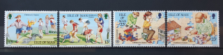 Ostrov Man ** 404/7 EUROPA, děti, dětské hry, r. 1989