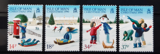 Ostrov Man ** 448/51, vánoční, r. 1990