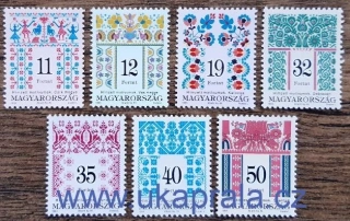MAĎARSKO ** 4311/17, výplatní, folklórní motivy, r. 1994