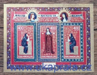 MAĎARSKO ** aršík Bl 442 II, ČERVENÉ ČÍSLO, svatí a blahoslavení VIII, r. 2020