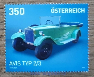 RAKOUSKO ** automobil AVIS TYP 2/3, R. 2025
